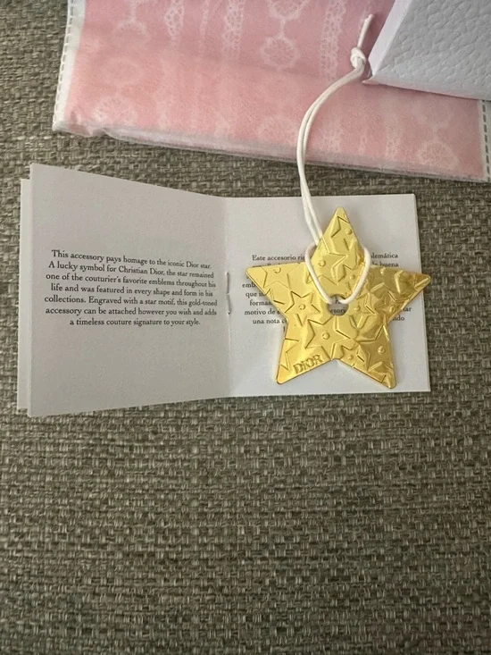 Dior 2024 Gold Star May Be A Pendant | Charm | Ornament I New In Gift Box - Picture 11 of 13